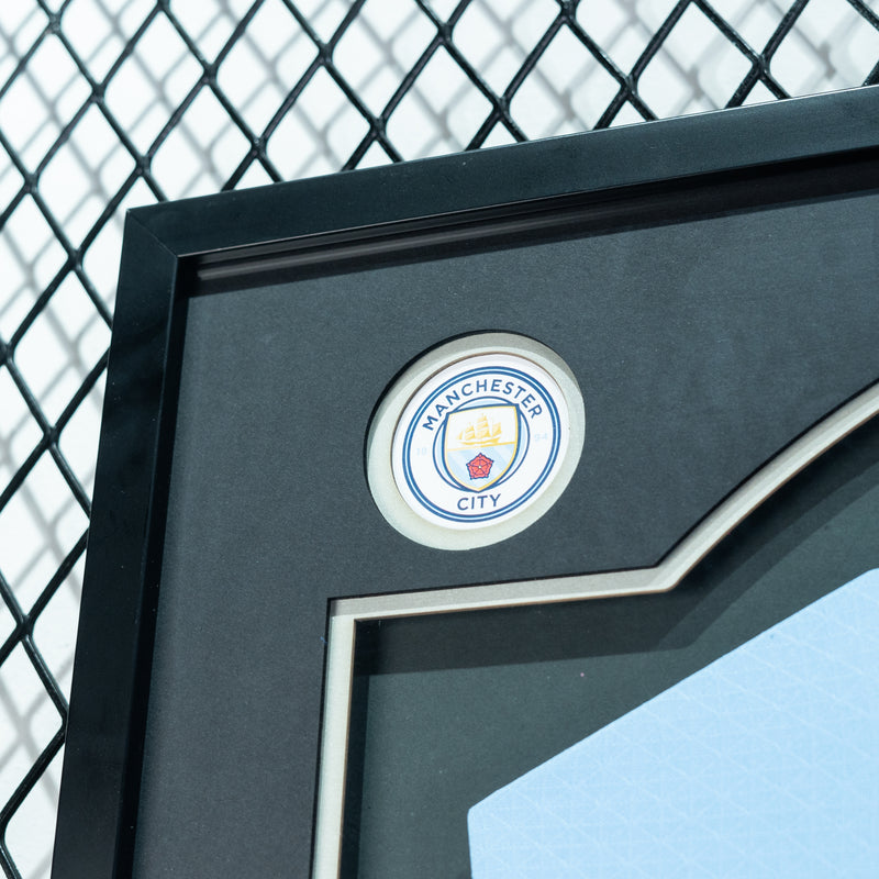 Ruben Diaz Signed Manchester City Jersey