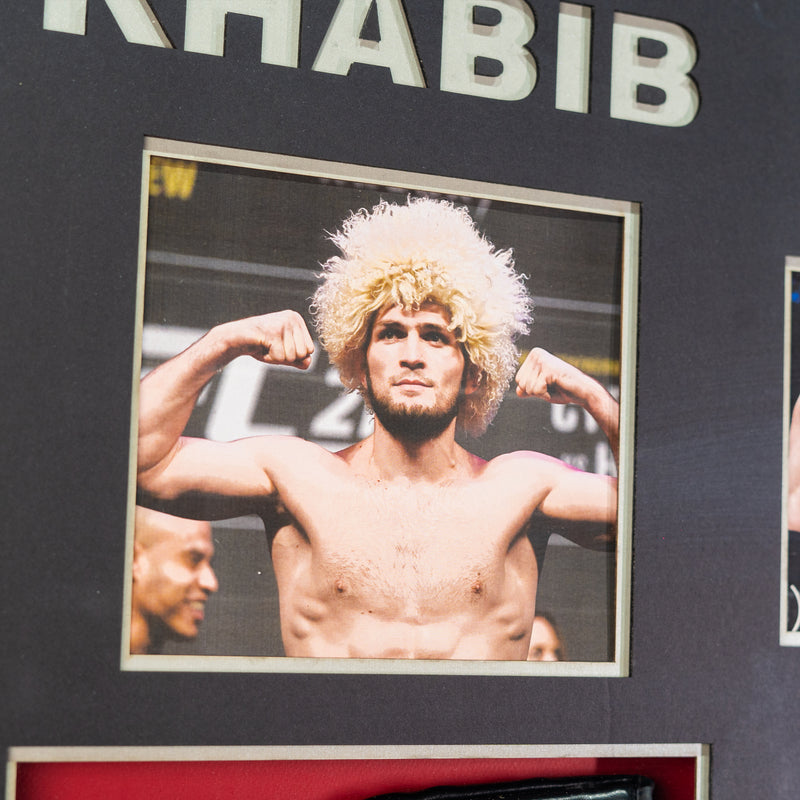Khabib Nurmagomedov & Conor McGregor Signed Gloves