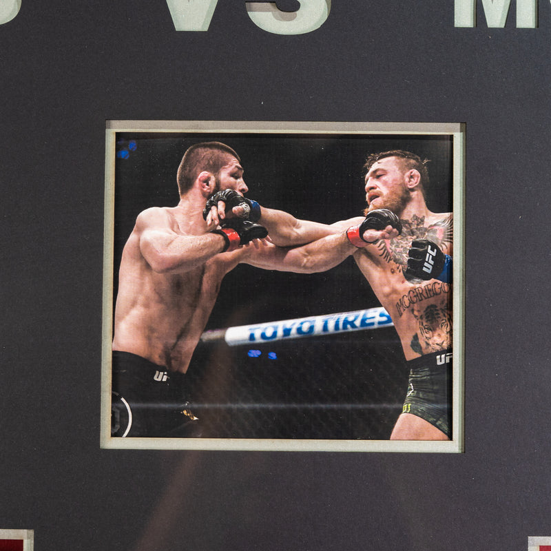 Khabib Nurmagomedov & Conor McGregor Signed Gloves