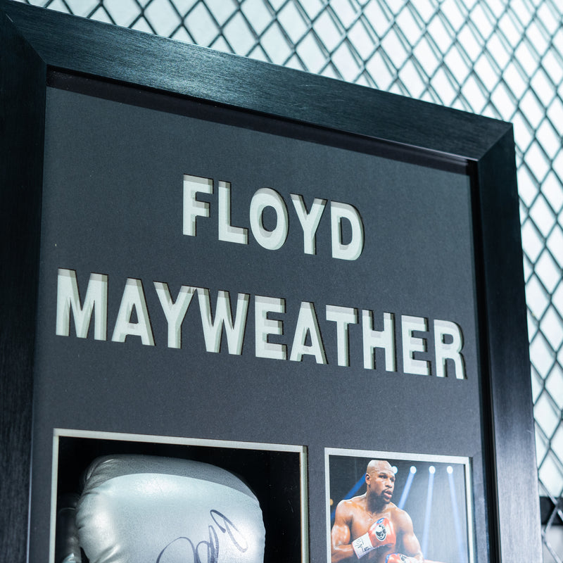 Floyd Mayweather Jr. Signed Glove Framed