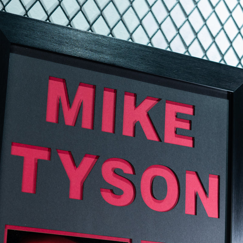 Mike Tyson Signed Glove Framed