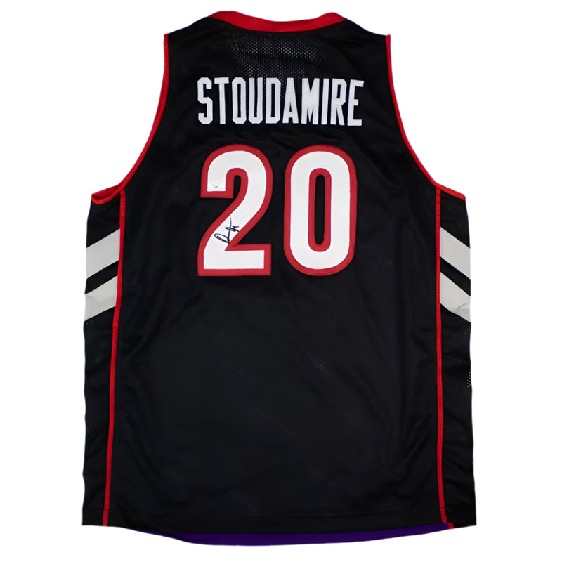 Damon Stoudamire Signed Raptors Jersey