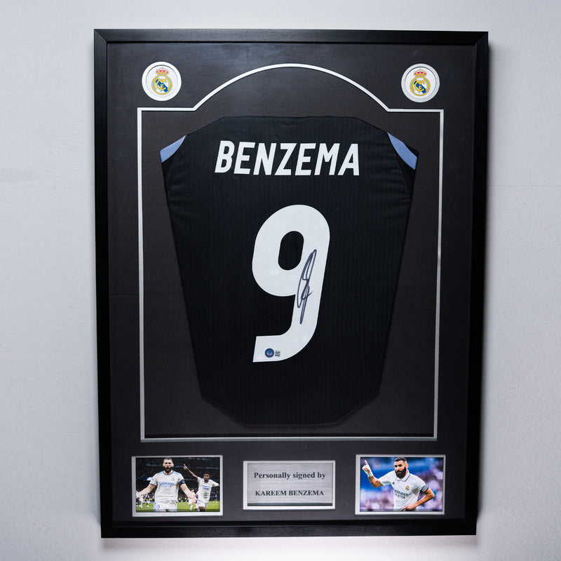 Karim Benzema Signed Real Madrid Jersey