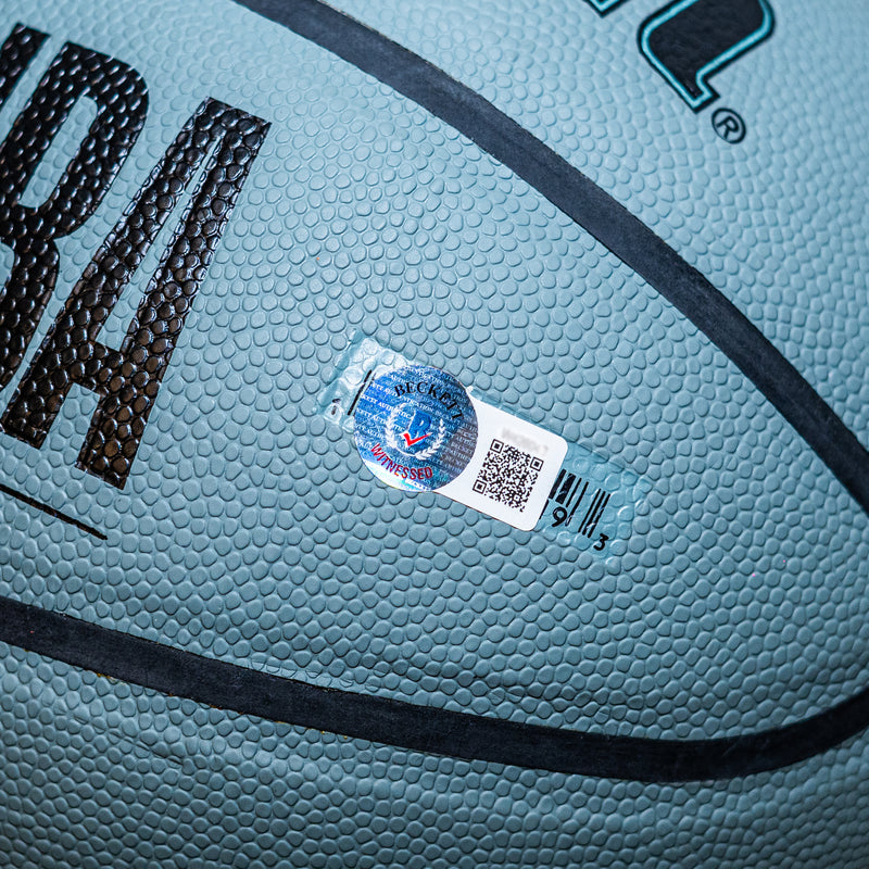 Magic Johnson & Jerry West Signed Basketball