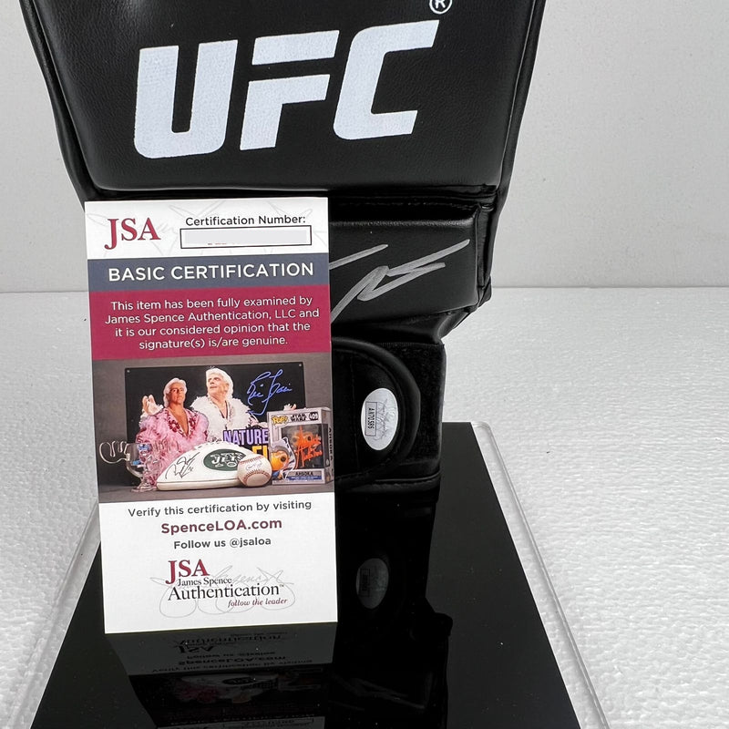 Dustin Poirier Signed Glove