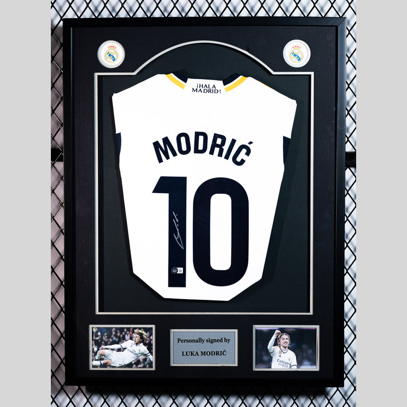 Luka Modric Signed Real Madrid Jersey