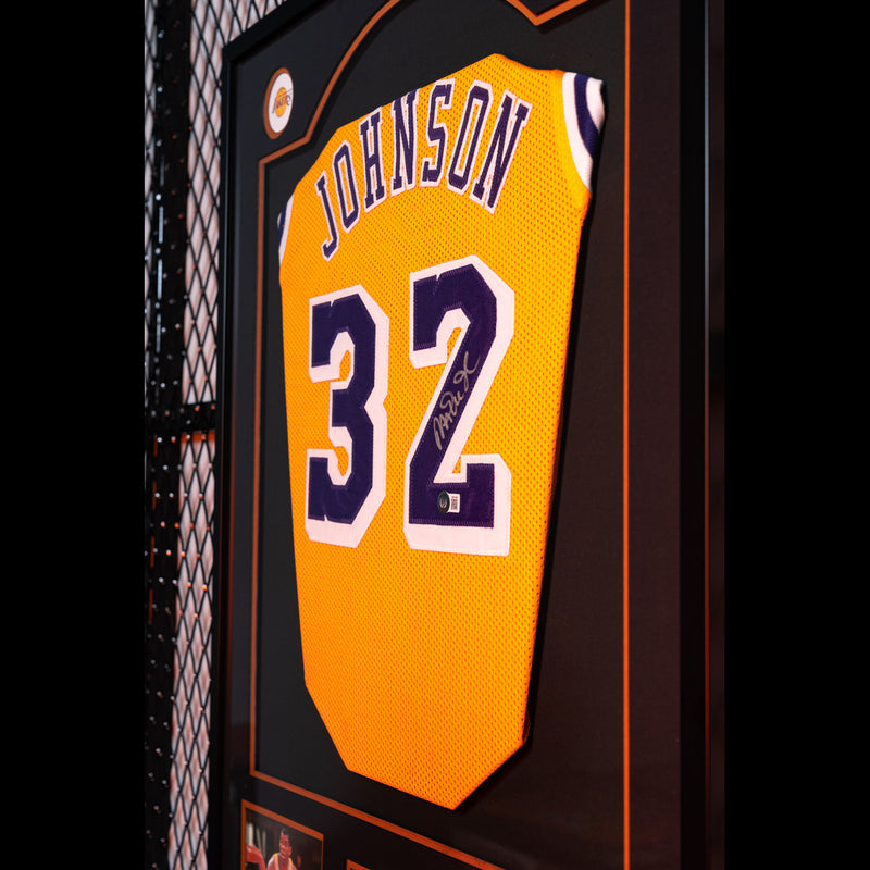 Magic Johnson Signed Los Angeles Lakers Jersey