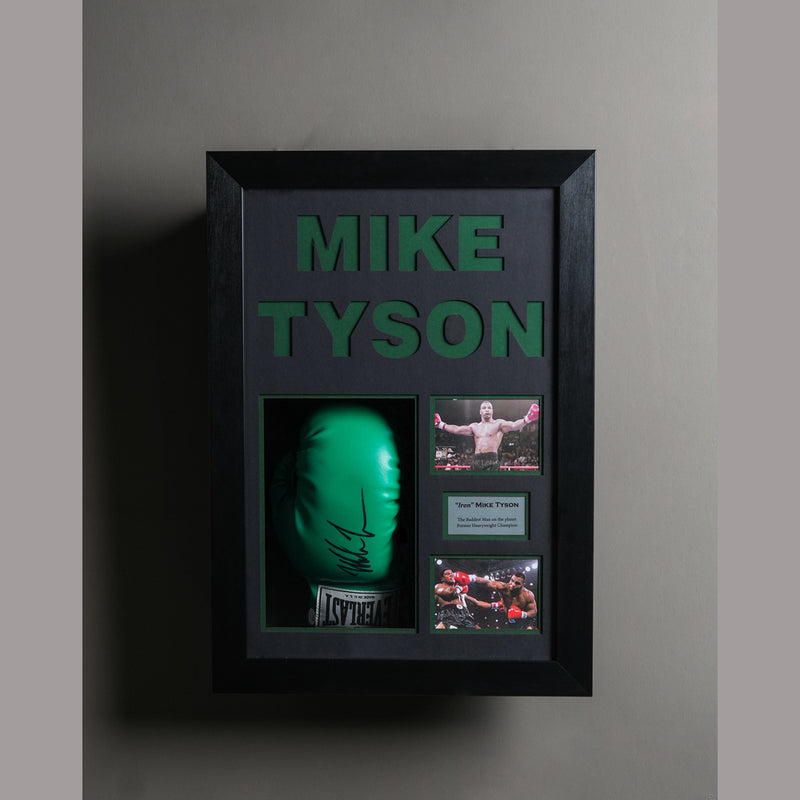 Mike Tyson Signed Glove Framed