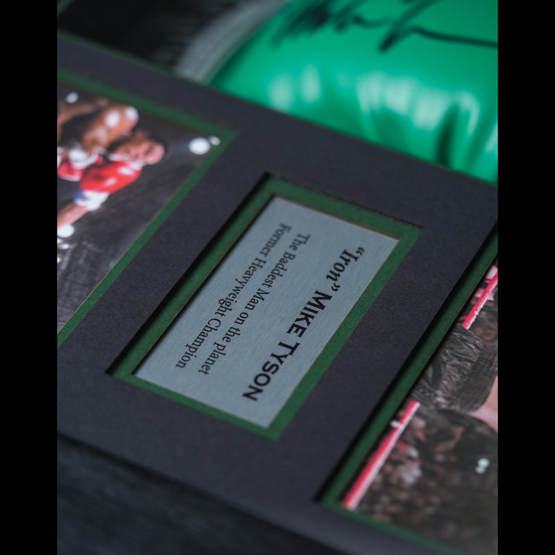 Mike Tyson Signed Glove Framed