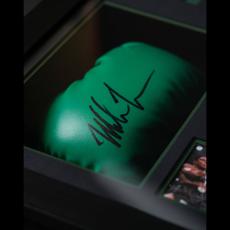 Mike Tyson Signed Glove Framed