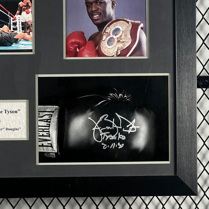 James Buster Douglas & Mike Tyson Signed Glove