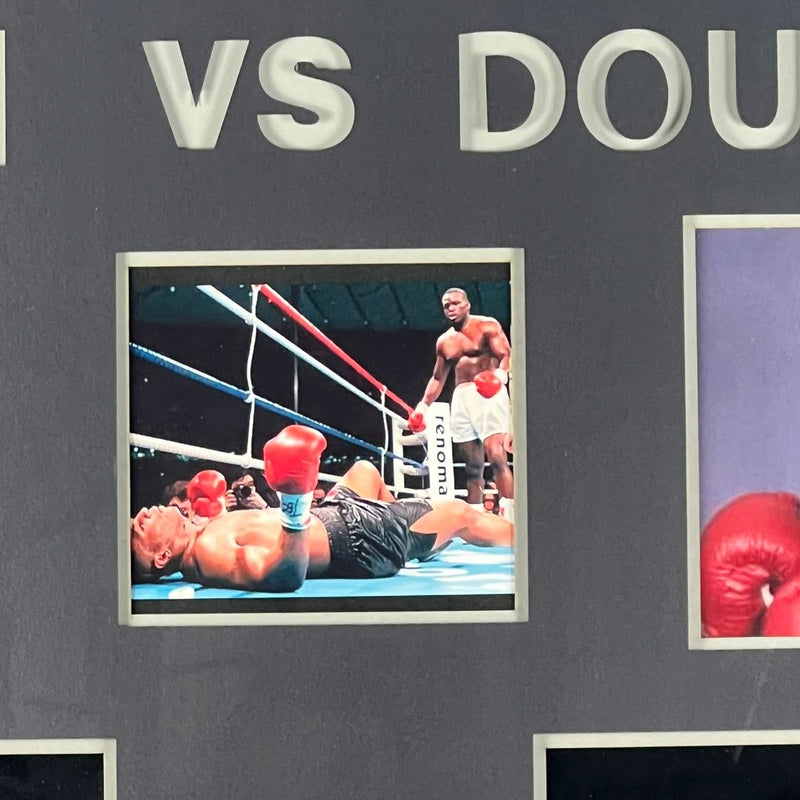 James Buster Douglas & Mike Tyson Signed Glove