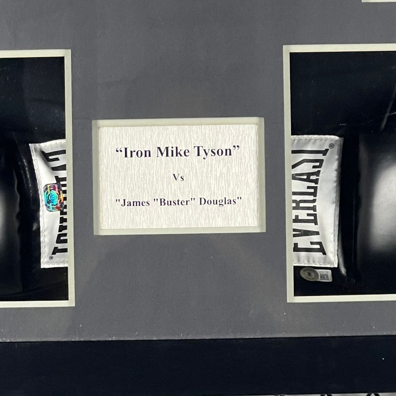 James Buster Douglas & Mike Tyson Signed Glove
