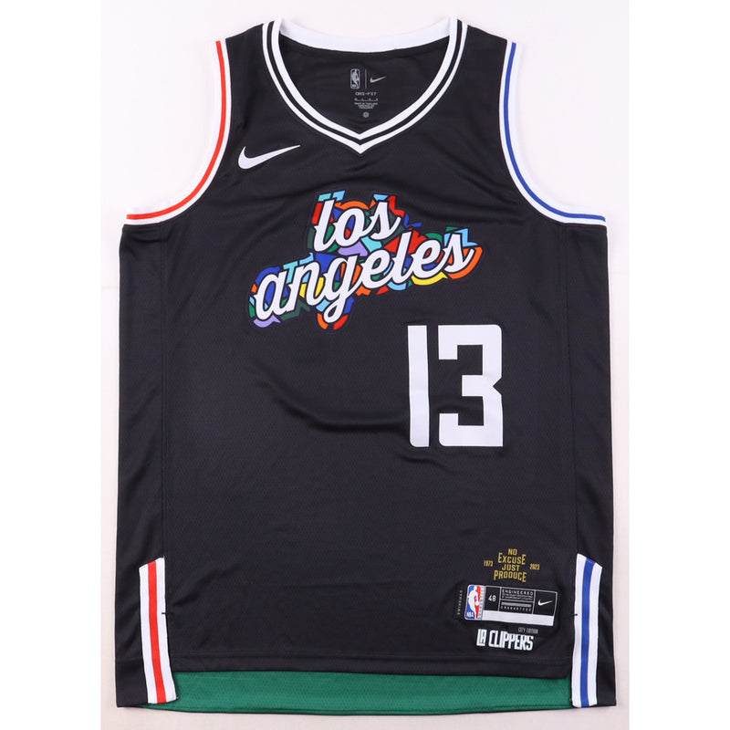 Paul George Signed Clippers Jersey