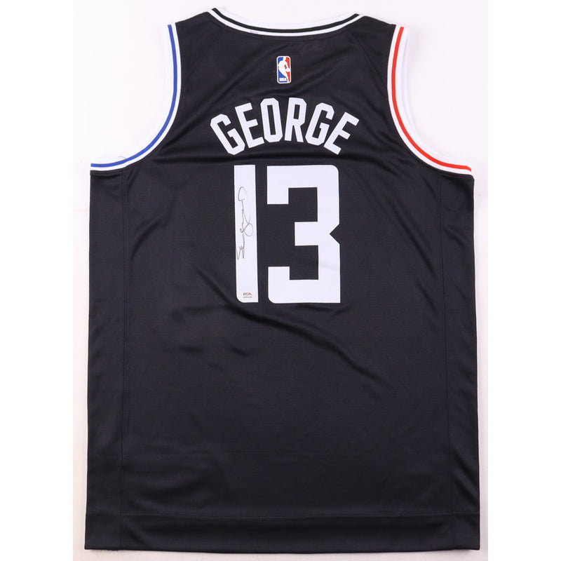 Paul George Signed Clippers Jersey