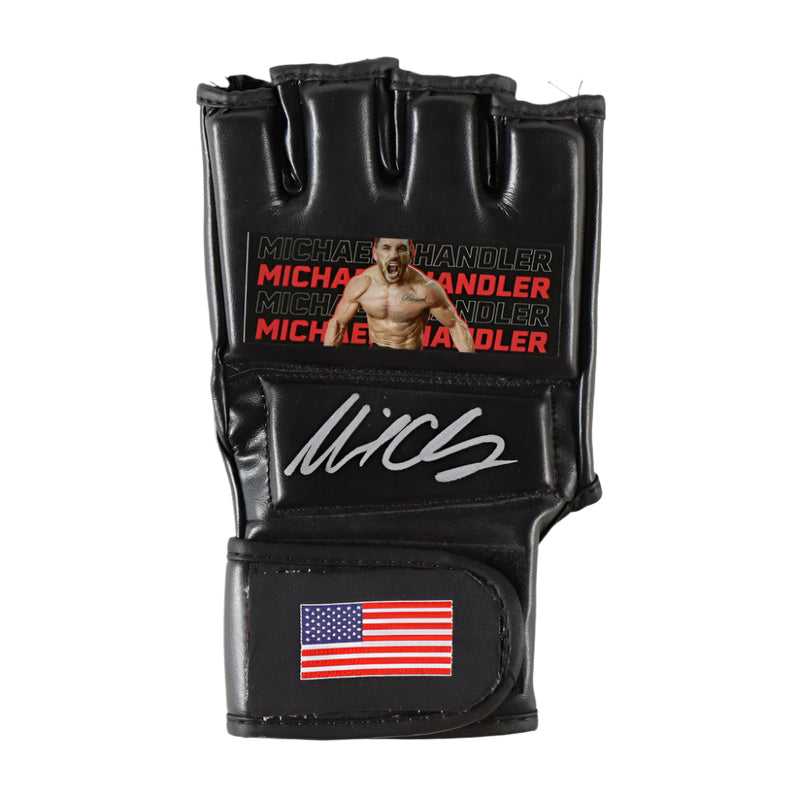 Michael Chandler Signed Custom USA Glove