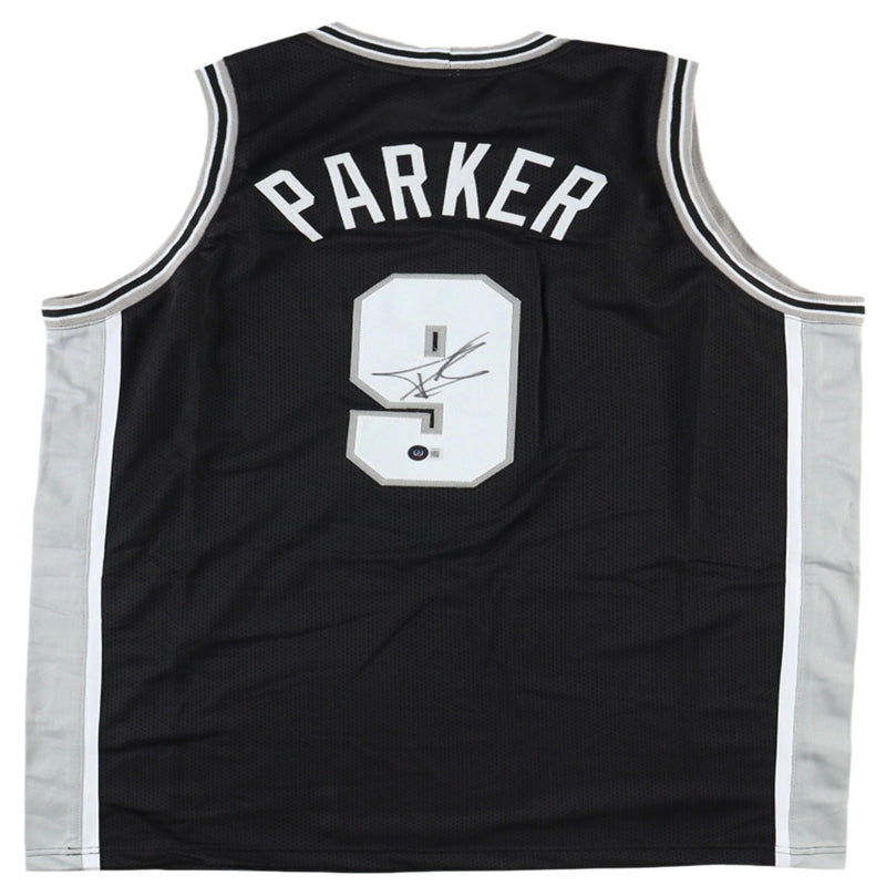 Tony Parker Signed Spurs Jersey
