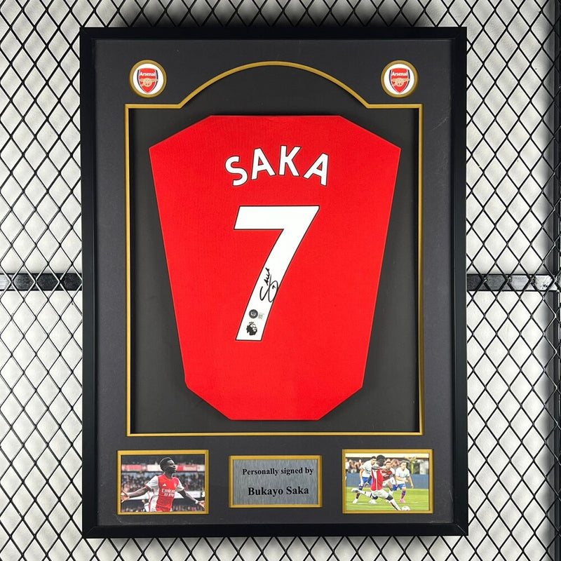 Bukayo Saka Signed Arsenal Jersey