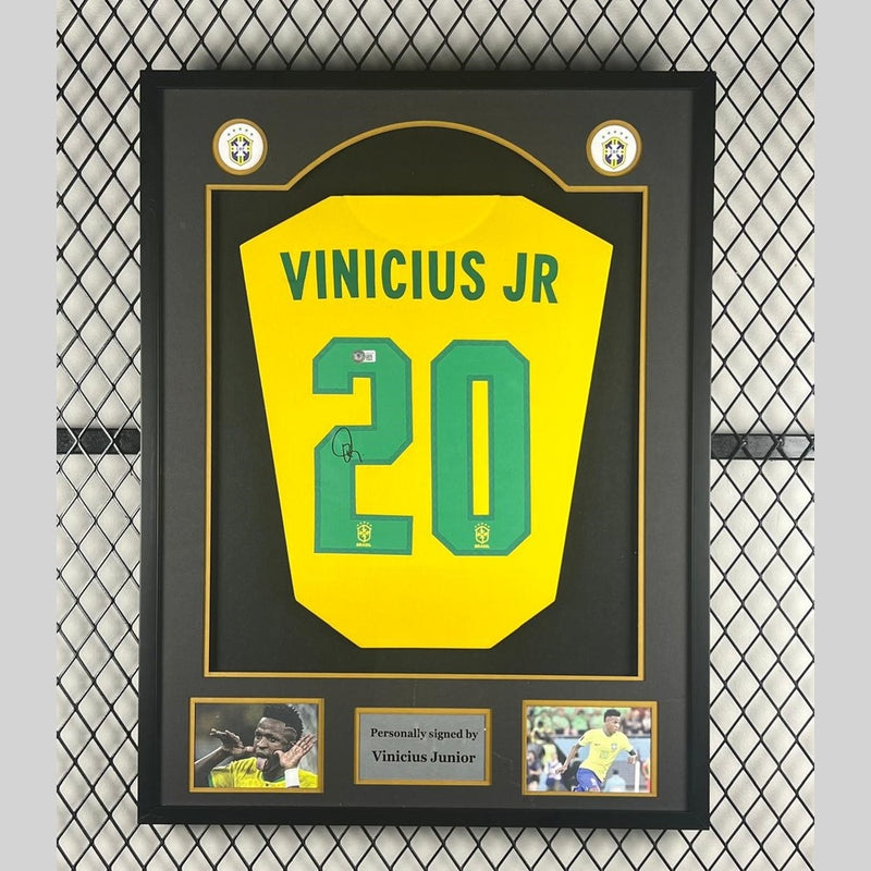 Vinicius Junior Signed Brazil Jersey