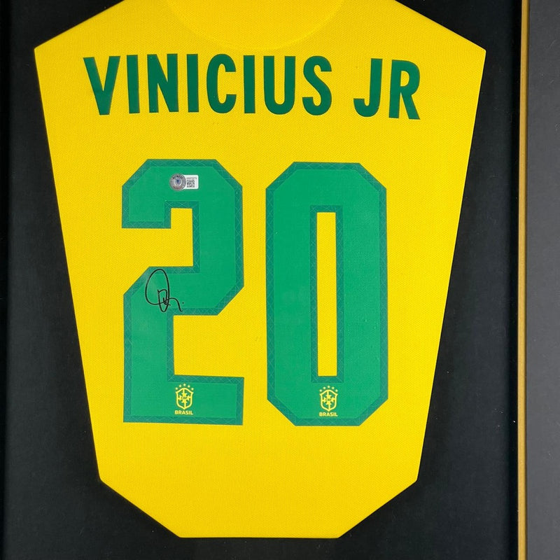 Vinicius Junior Signed Brazil Jersey