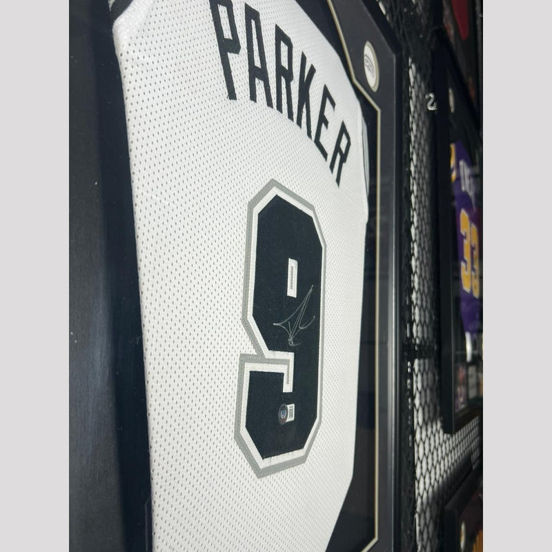 Tony Parker Signed Spurs Jersey