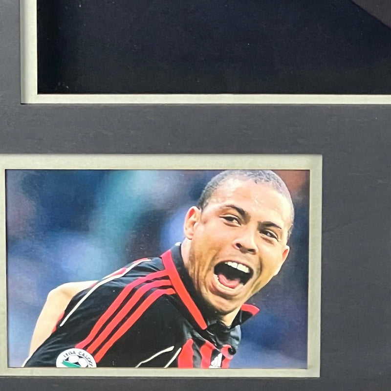 Ronaldo Nazario Signed AC Milan Jersey