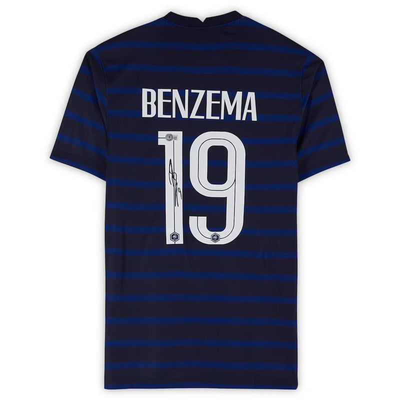 Karim Benzema Signed France Jersey