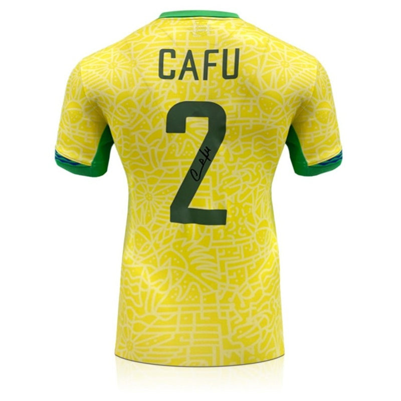 Cafu Signed Brazil Jersey
