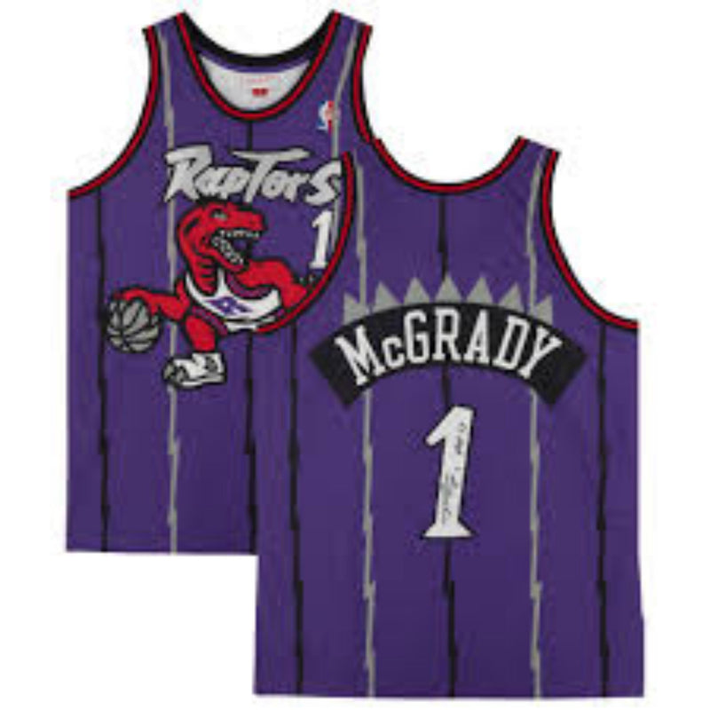 Tracy McGrady Signed Raptors Jersey