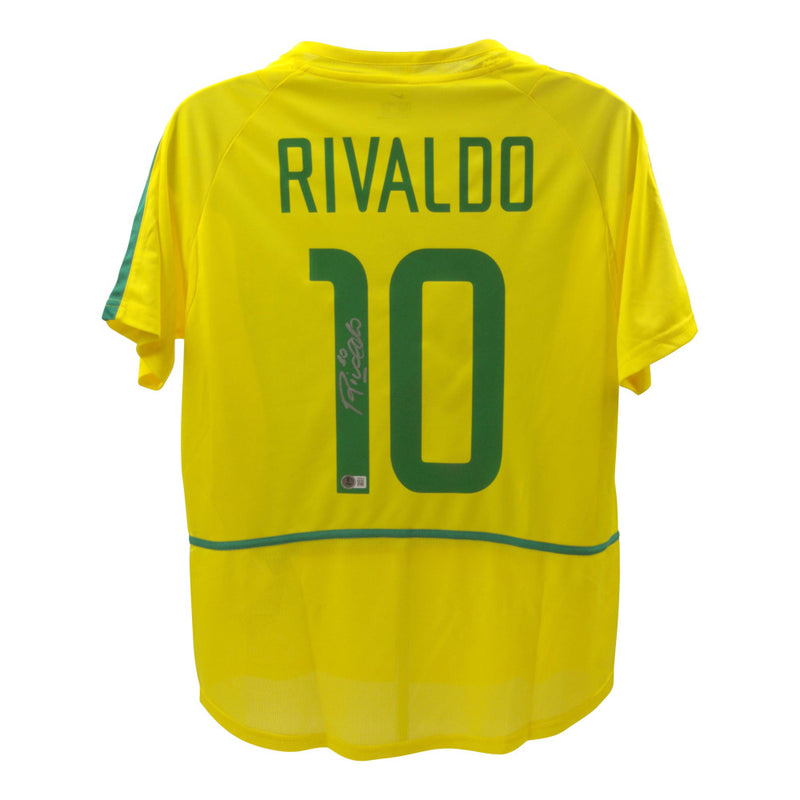 Rivaldo Signed Brazil Jersey