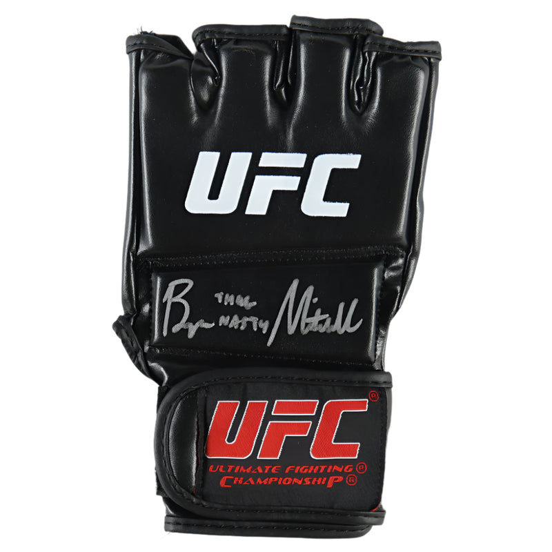 Bryce Mitchell Signed UFC Glove Inscribed “Thug Nasty”