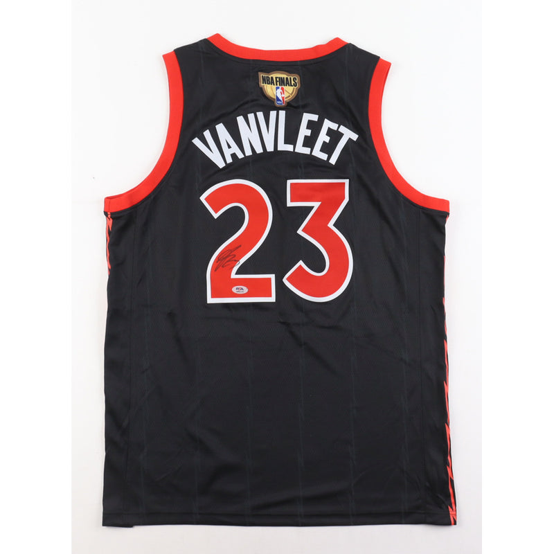 Fred VanVleet Signed Raptors Jersey - Finals Patch
