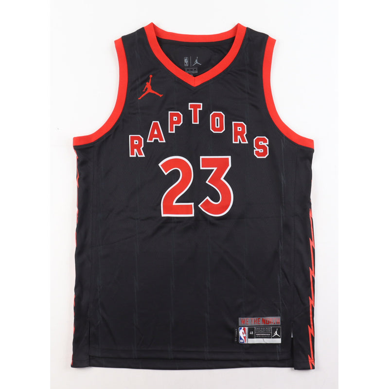 Fred VanVleet Signed Raptors Jersey - Finals Patch