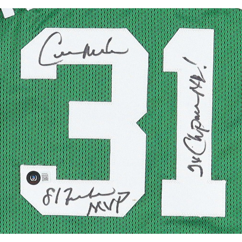 Cedric Maxwell Signed Jersey Inscribed "81 Finals MVP" & "2x NBA Champ!"