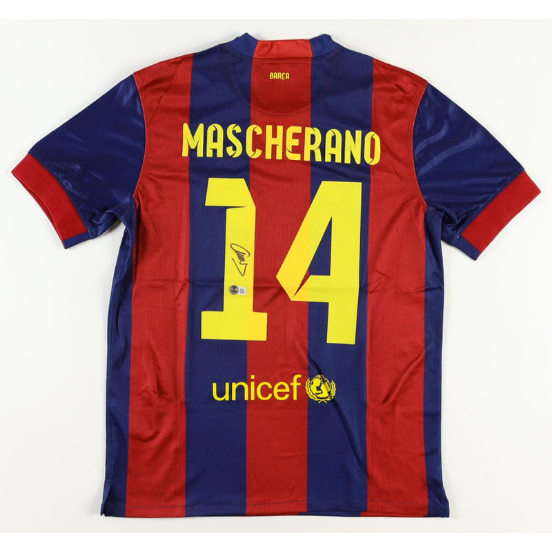 Javier Mascherano Signed FC Barcelona