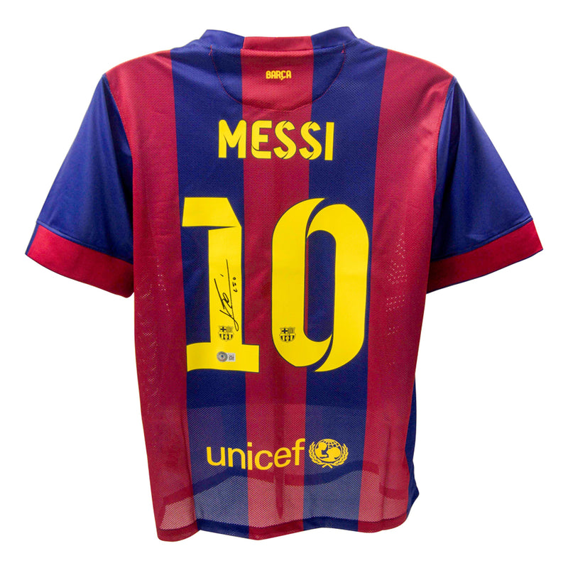 Lionel Messi Signed FC Barcelona Jersey