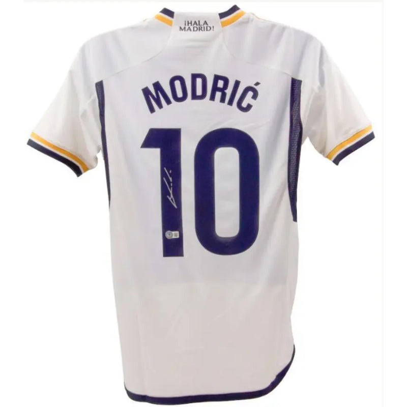 Luka Modric Signed Real Madrid Jersey