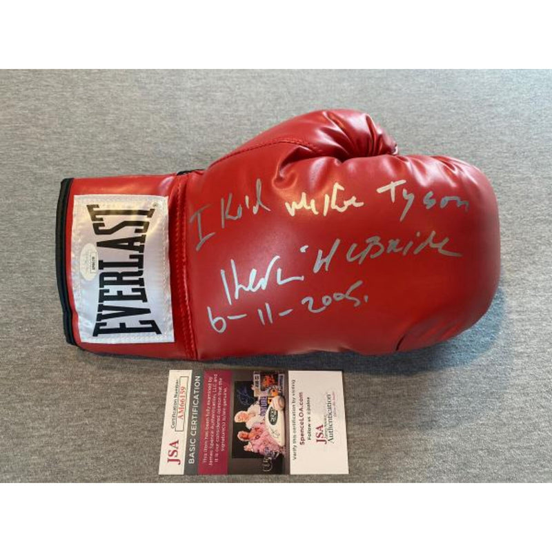 Kevin McBride Signed Glove