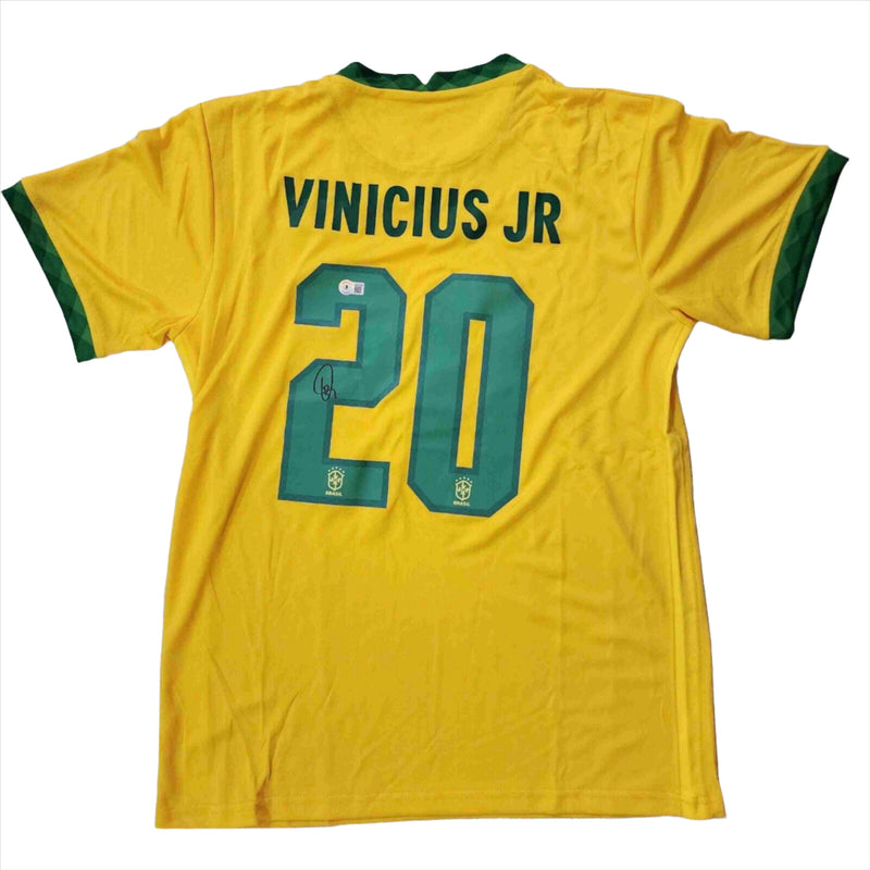 Vinicius Junior Signed Brazil Jersey