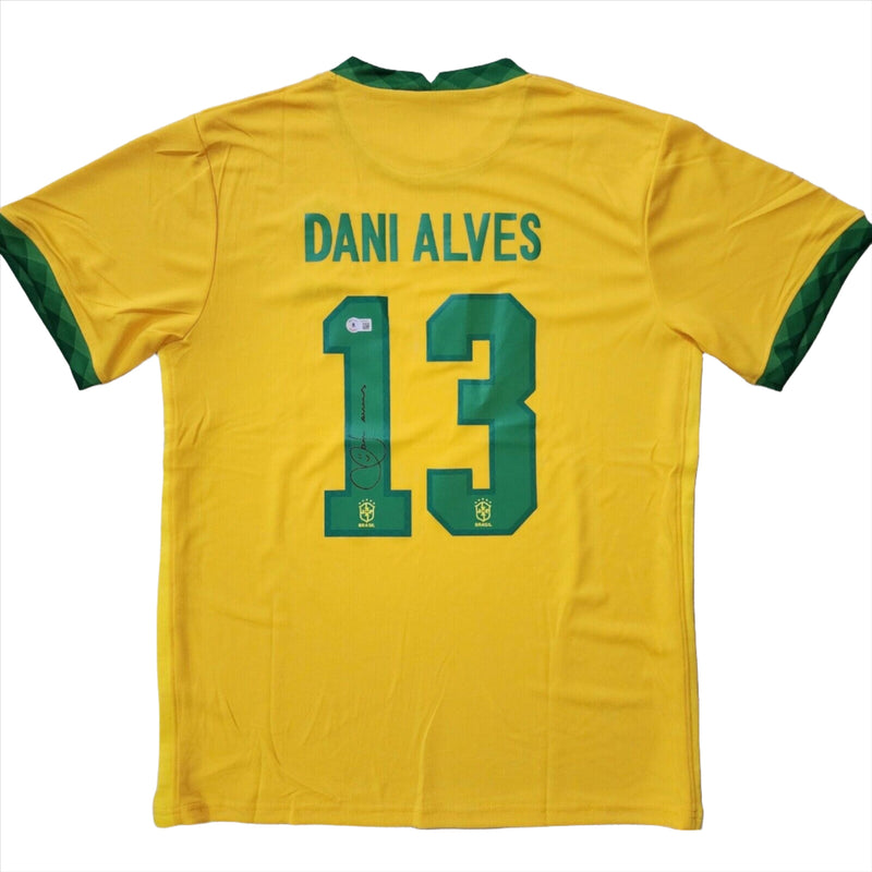 Dani Alves Signed Brazil Jersey