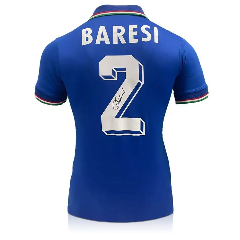 Franco Baresi Signed Italy Jersey