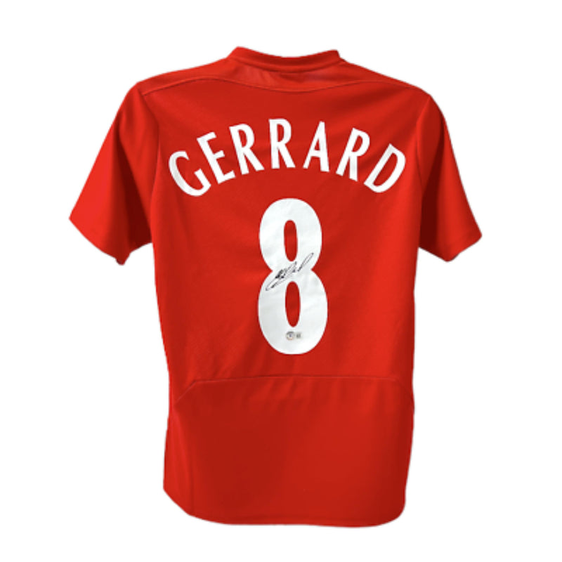 Steven Gerrard Signed Liverpool Jersey